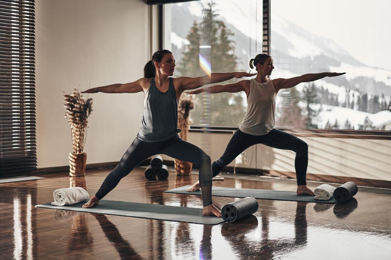 A-Rosa Ifen Hotel Kleinwalsertal Hirschegg  외부 사진 3D rendering of a yoga scene
